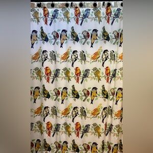 Cost Plus World Market Multicolor Bird Shower Curtain